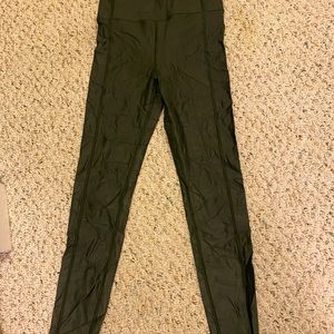 Sweaty Betty leggings- olive green